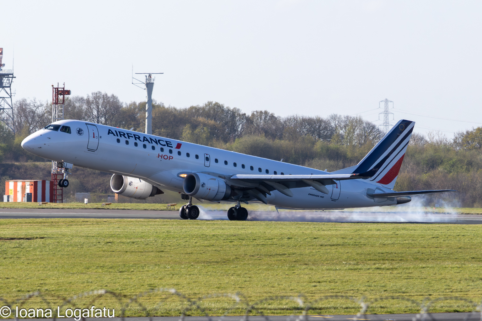 Airplane taking off gracefully under clear skies